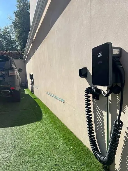 Jardín de una vivienda unifamiliar